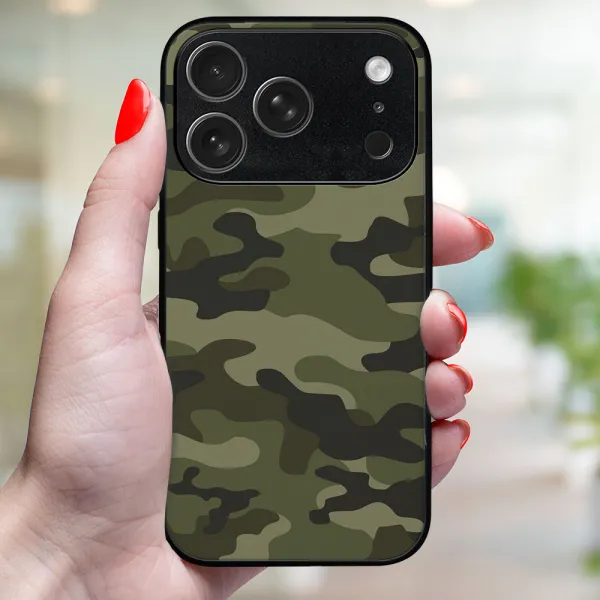 MY ART Ochranný kryt pre Apple iPhone 17 Pro GREEN CAMO (235)