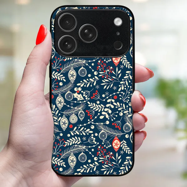 MY ART Kryt s vianočným dizajnom Apple iPhone 17 Pro MISTLETOE (070)