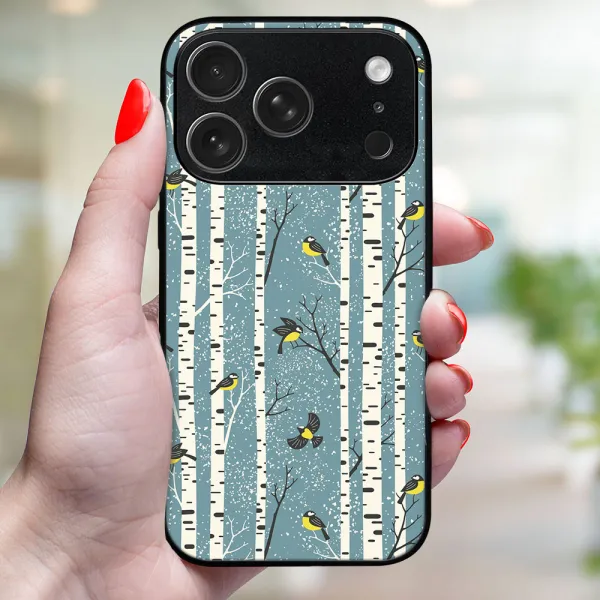 MY ART Kryt s vianočným dizajnom Apple iPhone 17 Pro Max BIRCH (072)