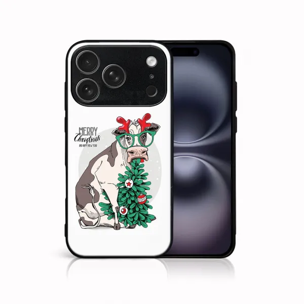 MY ART Kryt s vianočným dizajnom Apple iPhone 17 Pro Max MERRY CHRISTMAS (074)