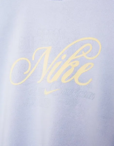 Nike Mikina Nsw Club Flc Bxy Crew Gfx G