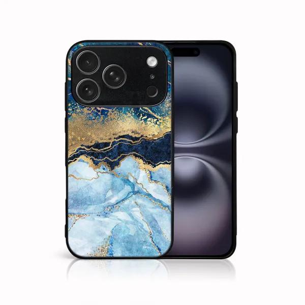 MY ART Ochranný kryt pre Apple iPhone 17 Pro Max BLUE MARBLE (141)