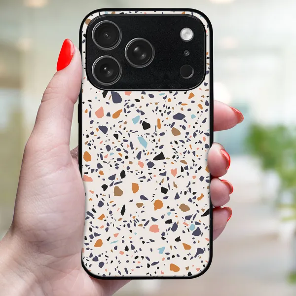 MY ART Ochranný kryt pre Apple iPhone 17 Pro BEIGE TERRAZZO (162)