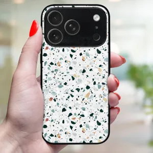 MY ART Ochranný kryt pre Apple iPhone 17 Pro Max GREY TERRAZZO (163)