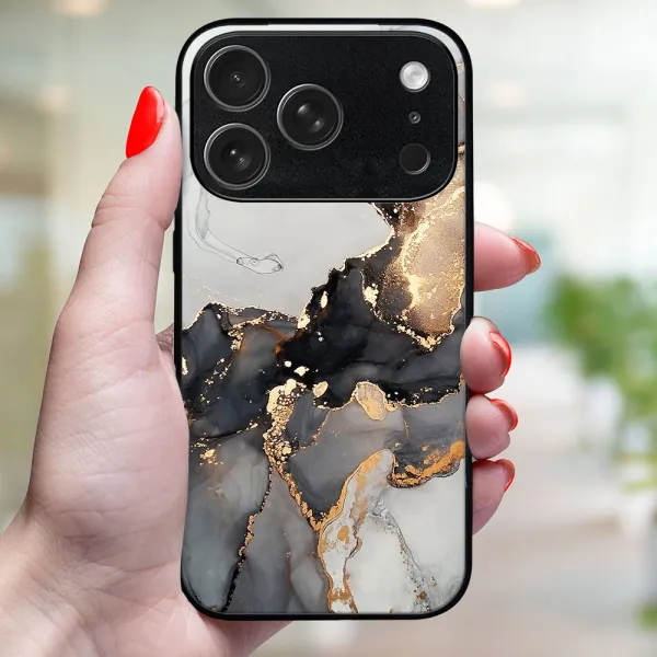 MY ART Ochranný kryt pre Apple iPhone 17 Pro Max GREY MARBLE (140)