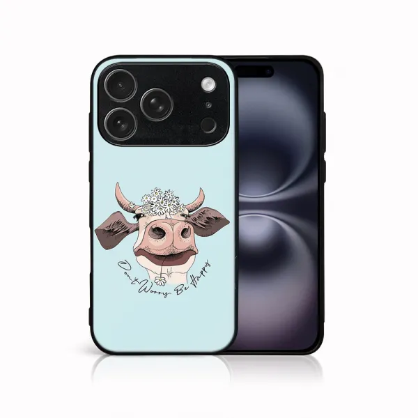 MY ART Ochranný kryt pre Apple iPhone 17 Pro Max HAPPY COW (181)