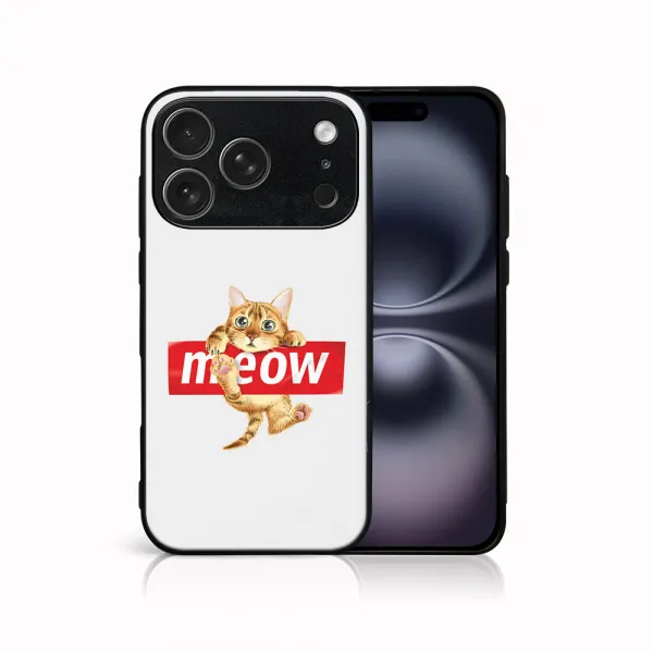 MY ART Ochranný kryt pre Apple iPhone 17 Pro Max MEOW (183)