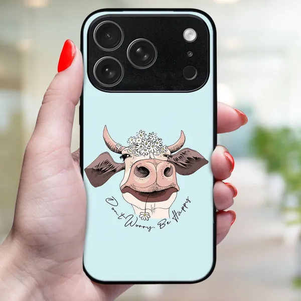 MY ART Ochranný kryt pre Apple iPhone 17 Pro Max HAPPY COW (181)