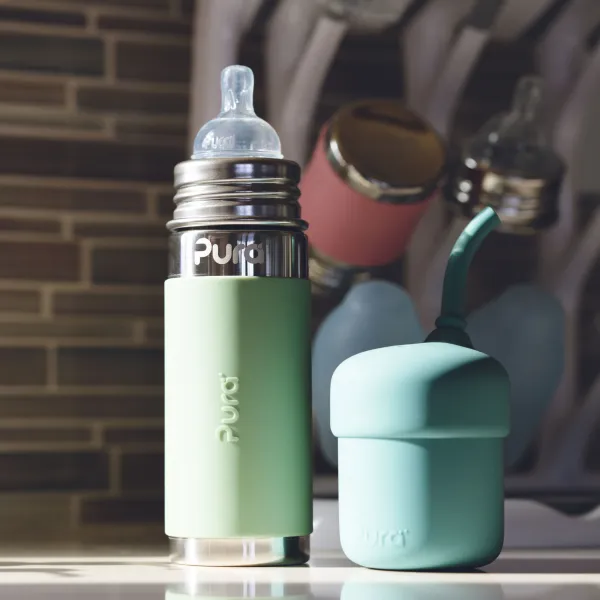 Pura termo fľaša s cumlíkom 260ml Moss