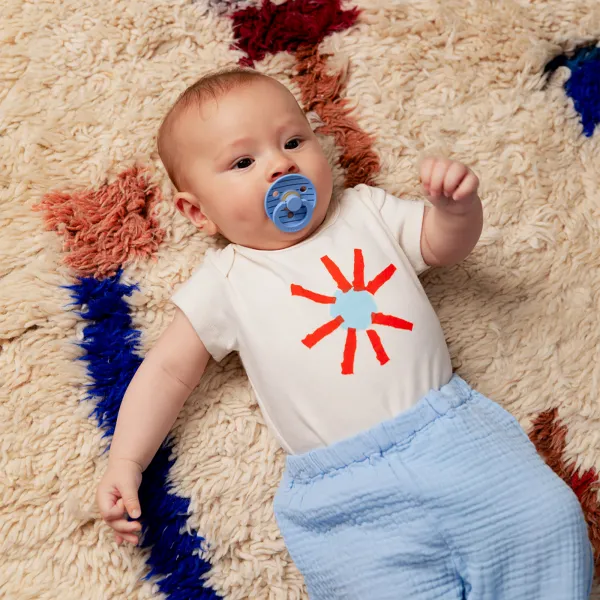 BIBS STUDIO Cumlíky z prírodného kaučuku Colour Pin 2ks - veľkosť 1 - Ivory Hush Mix