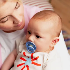 BIBS STUDIO Cumlíky z prírodného kaučuku Colour Pin 2ks - veľkosť 1 - Ivory Hush Mix