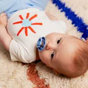 BIBS STUDIO Cumlíky z prírodného kaučuku Colour Pin 2ks - veľkosť 1 - Ivory Hush Mix