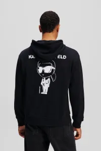 Mikina Karl Lagerfeld Big Ikon Hoodie Black