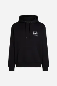 Mikina Karl Lagerfeld Big Ikon Hoodie Black