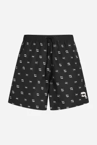 Plavky Karl Lagerfeld Ikon Dot Aop Med Boardshort Aop Karl Dot Black