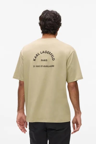 Tričko Karl Lagerfeld Rsg Back Print T-Shirt Twill