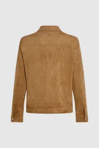 Bunda Karl Lagerfeld Faux Suede Jacket Otter
