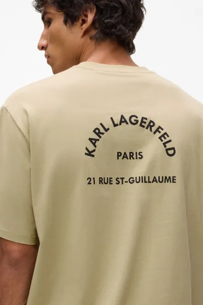 Tričko Karl Lagerfeld Rsg Back Print T-Shirt Twill