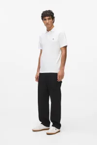 Tričko Karl Lagerfeld Ikon Jersey Sslv Polo White