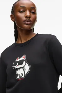Mikina Karl Lagerfeld Ikon Sketch C Sweatshirt Black
