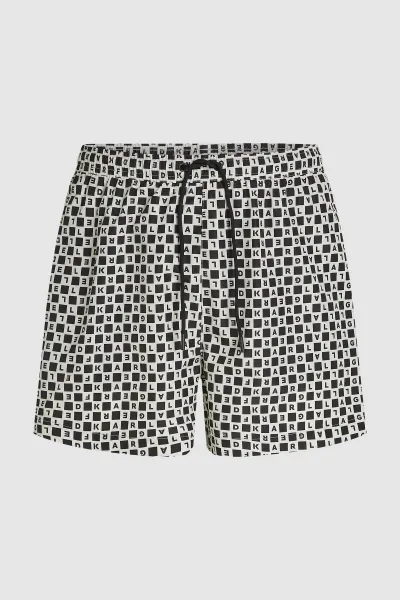 Plavky Karl Lagerfeld Karl Check Short Boardshort Checker-Board