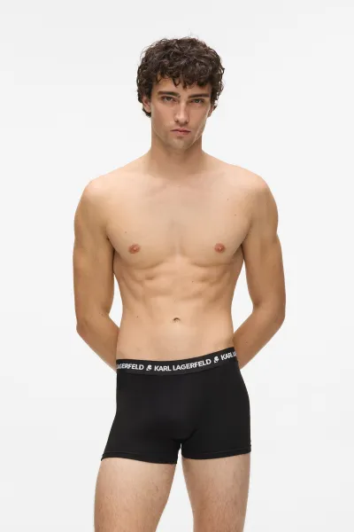 Spodná Bielizeň Karl Lagerfeld Geometric Aop Trunk Geo-Black-Sedona