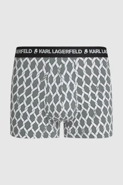 Spodná Bielizeň Karl Lagerfeld Geometric Aop Trunk Geo-Black-Sedona