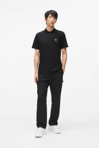 Tričko Karl Lagerfeld Ikon Jersey Sslv Polo Black