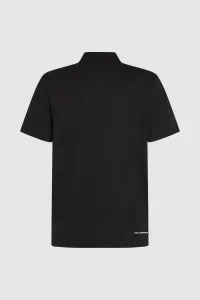 Tričko Karl Lagerfeld Ikon Jersey Sslv Polo Black