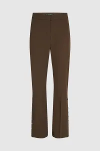 Nohavice Karl Lagerfeld Snap Detail Fashion Pants Java