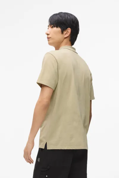 Tričko Karl Lagerfeld Ikon Jersey Sslv Polo Twill