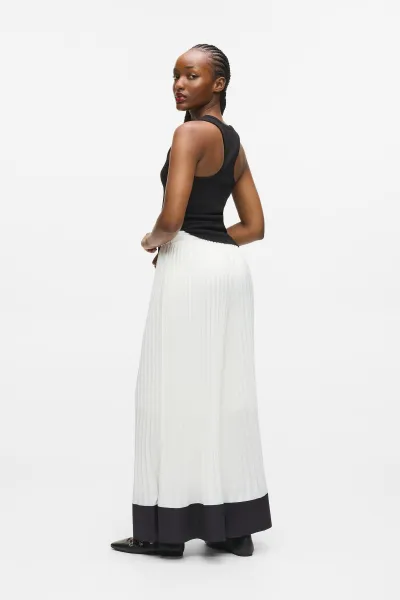 Nohavice Karl Lagerfeld Pleated Fluid Pants Pristine