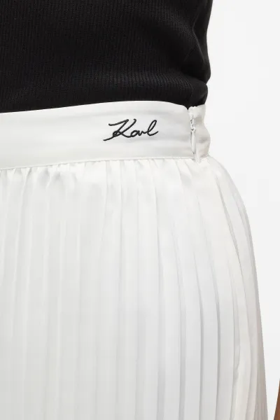 Nohavice Karl Lagerfeld Pleated Fluid Pants Pristine