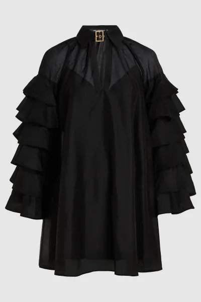 Šaty Karl Lagerfeld Fashion Boheme Dress Black
