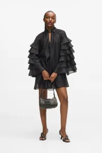 Šaty Karl Lagerfeld Fashion Boheme Dress Black