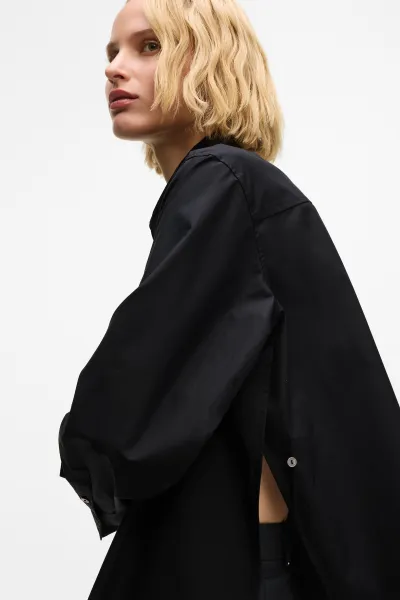 Košeľa Karl Lagerfeld Karl Daily Poplin Shirt Black