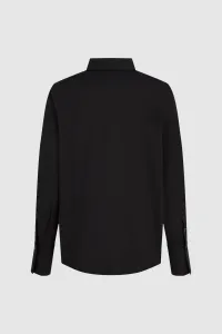 Košeľa Karl Lagerfeld Karl Daily Poplin Shirt Black