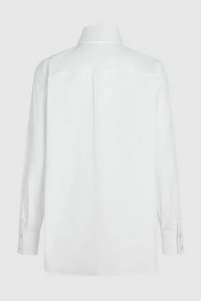 Košeľa Karl Lagerfeld Poplin Tie Shirt White