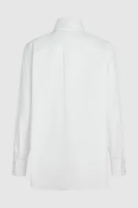 Košeľa Karl Lagerfeld Poplin Tie Shirt White