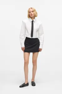 Košeľa Karl Lagerfeld Fashion Poplin Shirt White