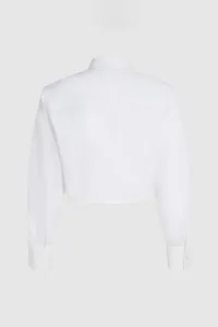 Košeľa Karl Lagerfeld Fashion Poplin Shirt White