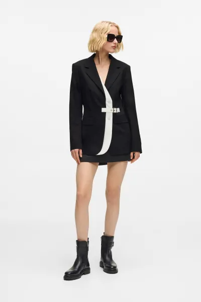 Sako Karl Lagerfeld Bw Essential Blazer Black/White