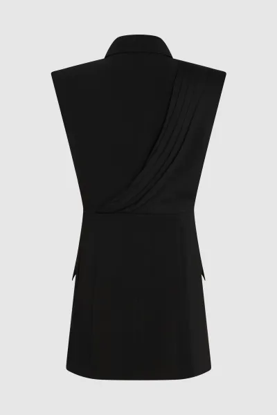 Šaty Karl Lagerfeld Fashion Blazer Dress Black