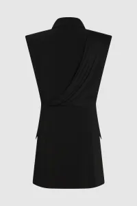 Šaty Karl Lagerfeld Fashion Blazer Dress Black