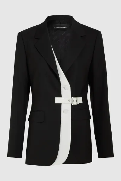 Sako Karl Lagerfeld Bw Essential Blazer Black/White