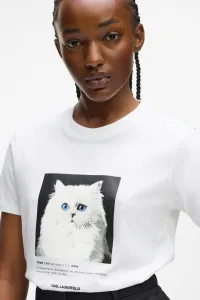 Tričko Karl Lagerfeld Portrait T-Shirt White