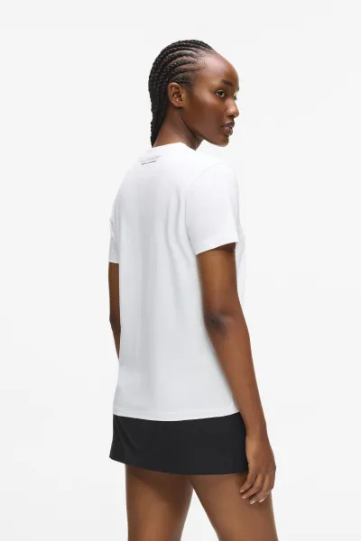 Tričko Karl Lagerfeld Portrait T-Shirt White