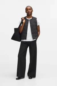 Vesta Karl Lagerfeld K Quilt Lightweight Gilet Black