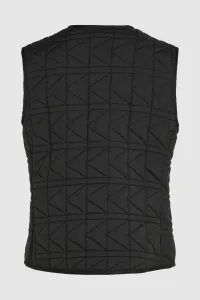 Vesta Karl Lagerfeld K Quilt Lightweight Gilet Black