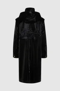 Kabát Karl Lagerfeld Transformable Coat Black